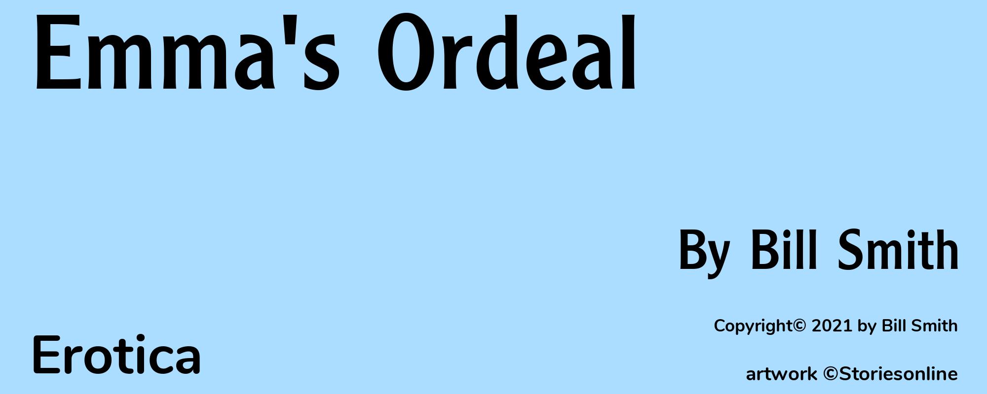 Emma's Ordeal - Cover