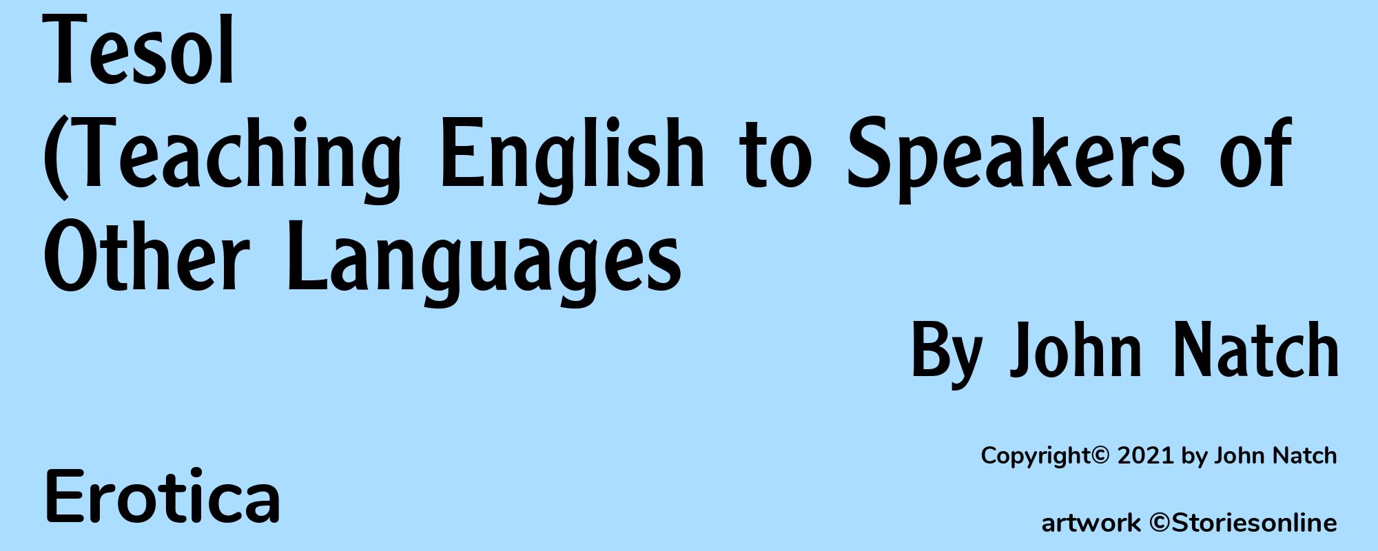 Tesol (Teaching English to Speakers of Other Languages - Cover