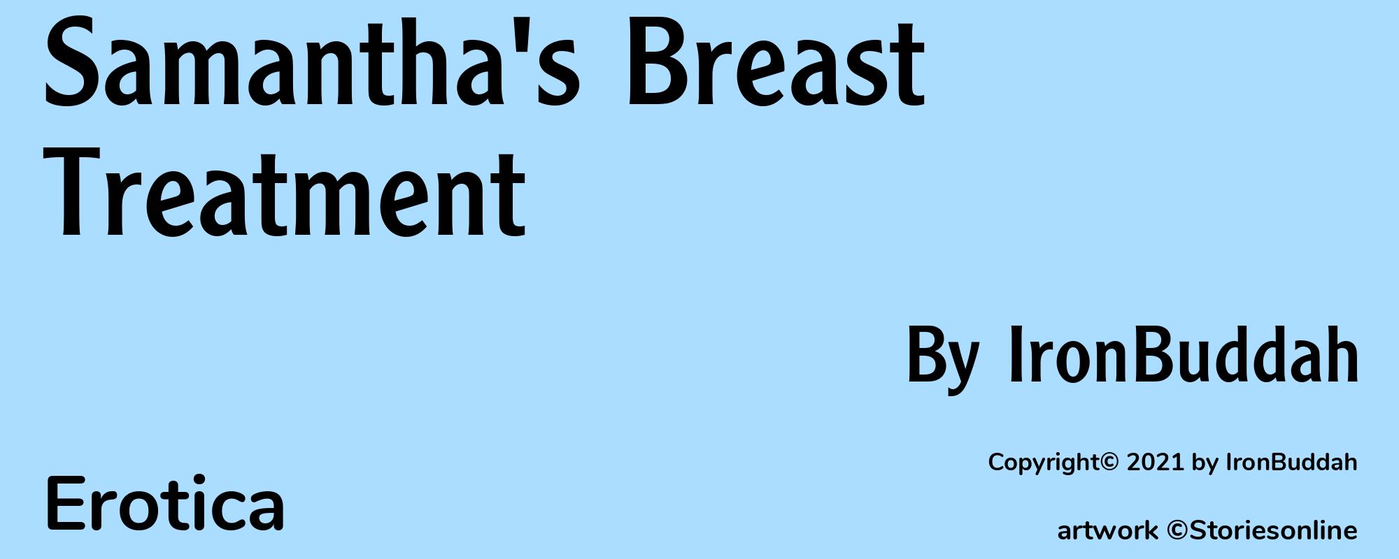 Samantha's Breast Treatment - Cover