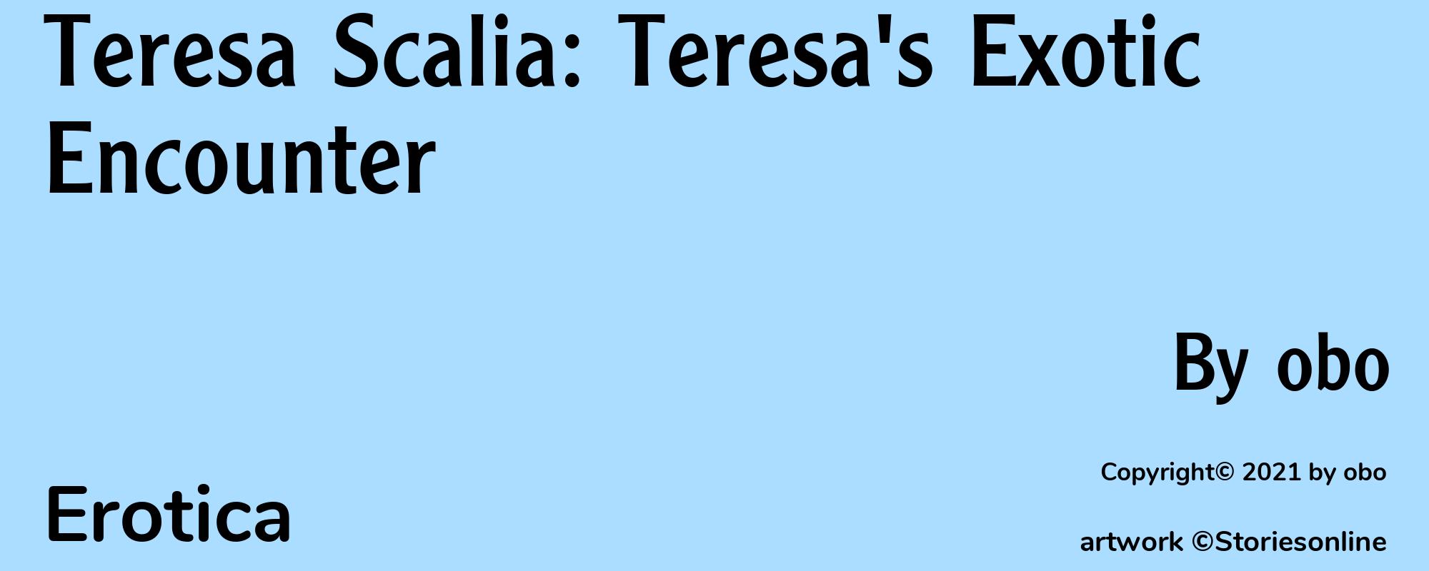 Teresa Scalia: Teresa's Exotic Encounter - Cover