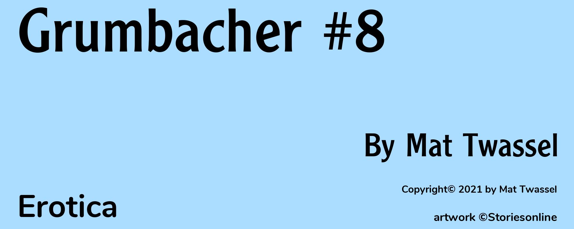Grumbacher #8 - Cover
