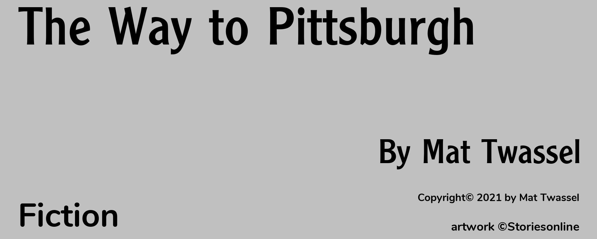 The Way to Pittsburgh - Cover