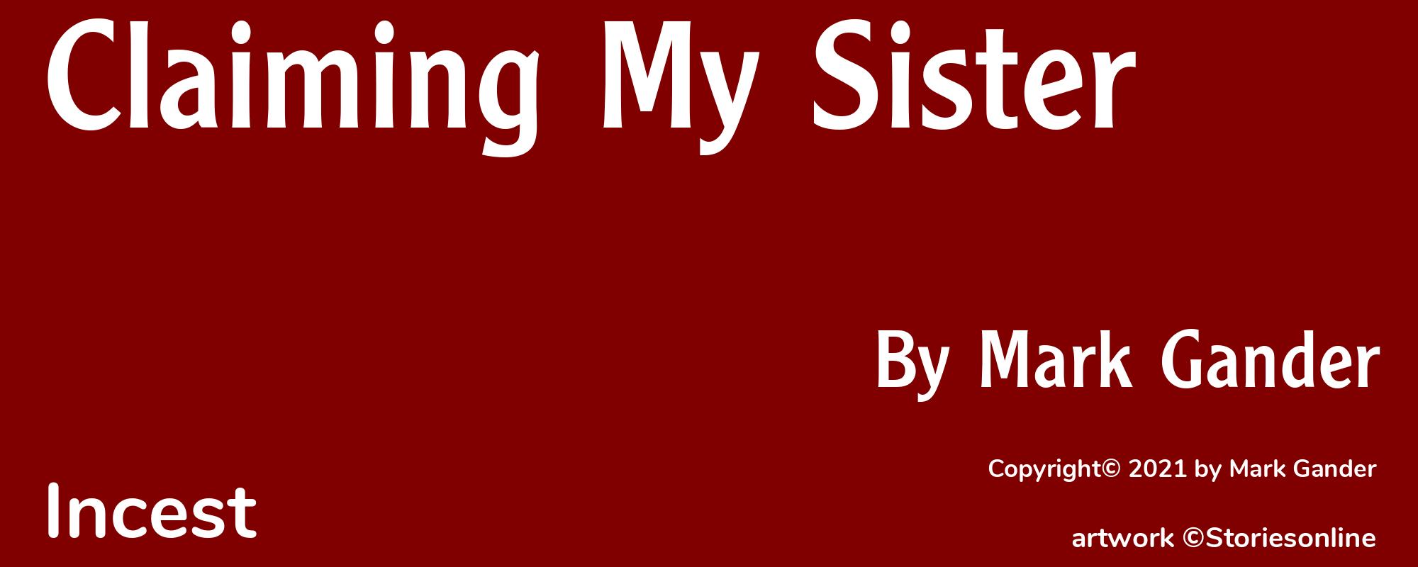 Claiming My Sister - Cover