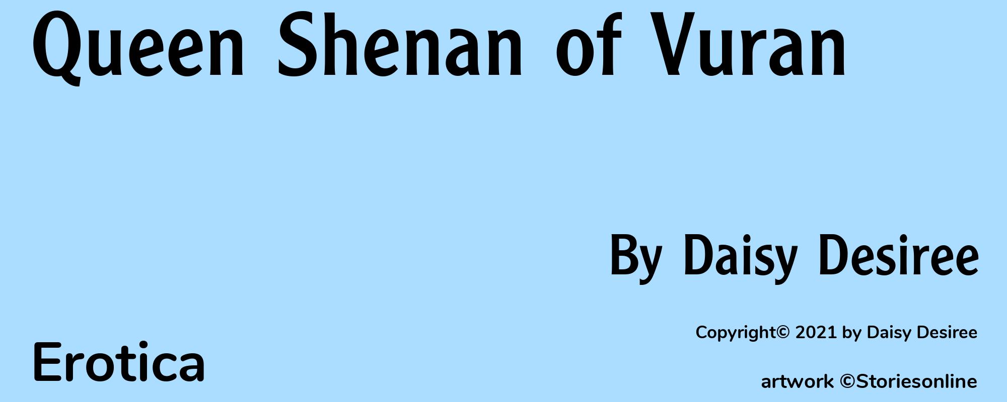 Queen Shenan of Vuran - Cover