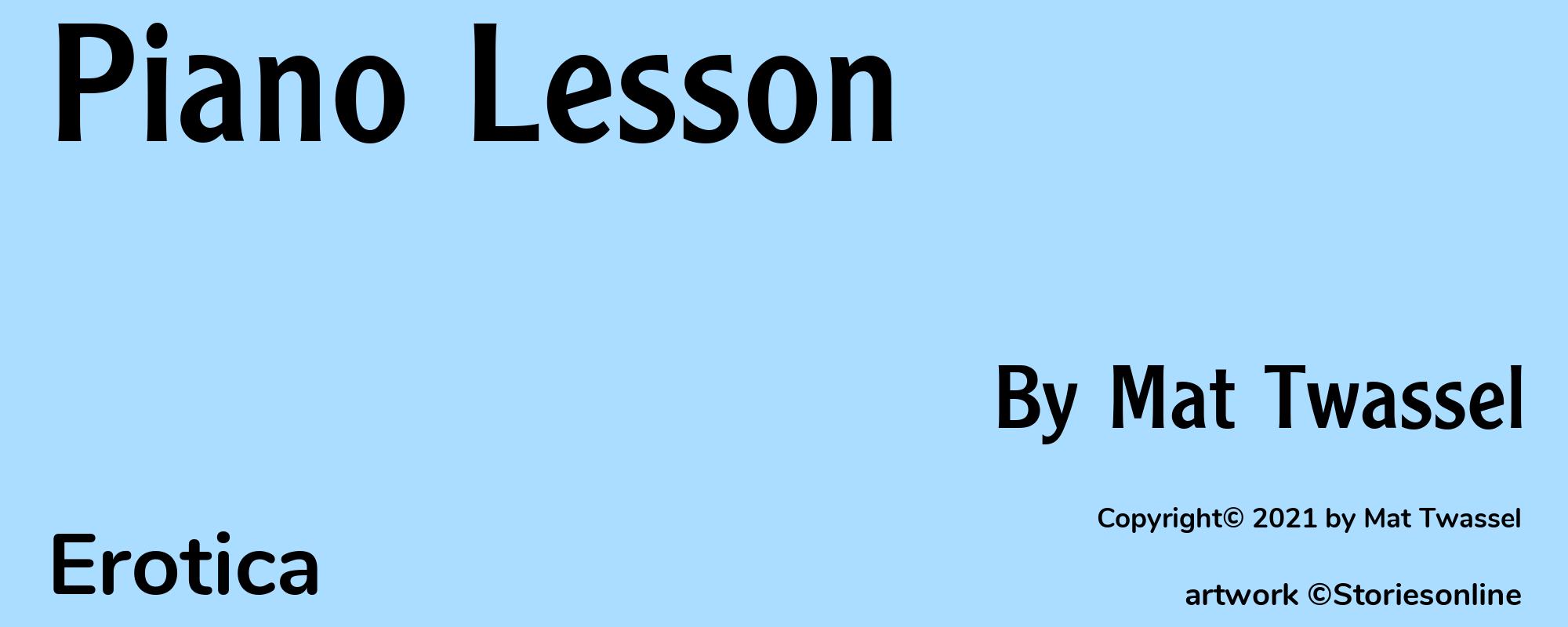 Piano Lesson - Cover