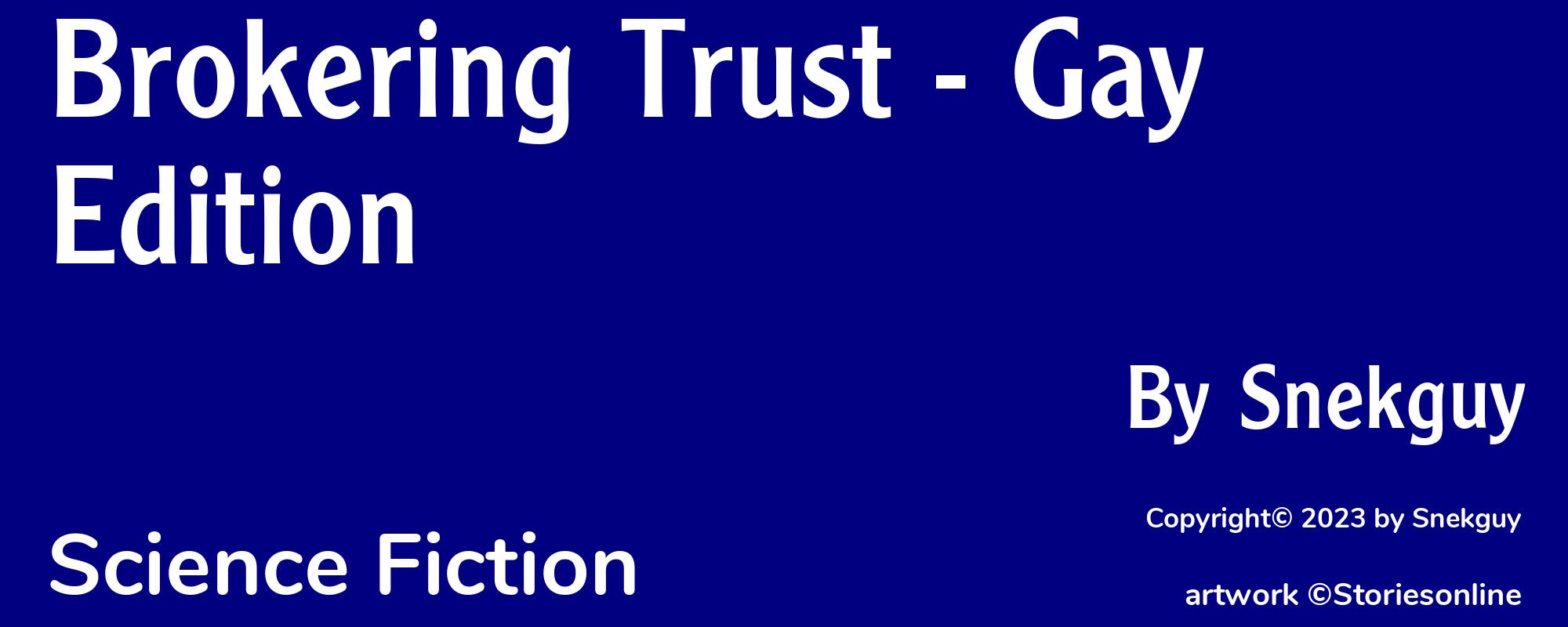 Brokering Trust - Gay Edition - Cover