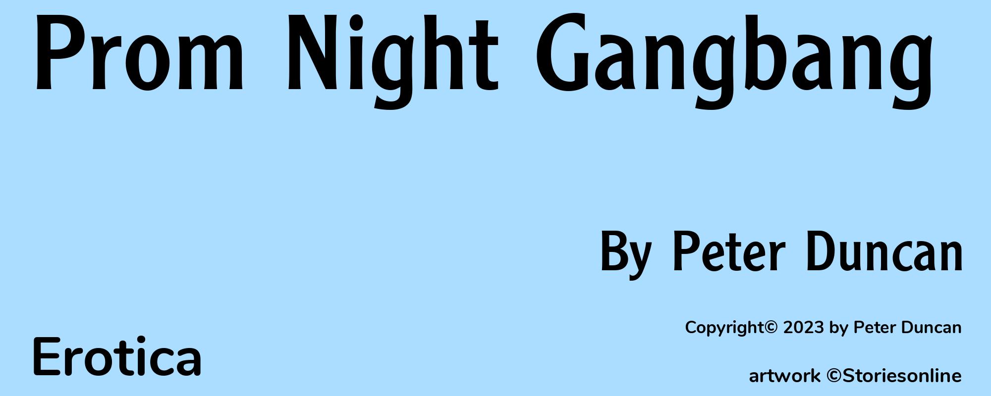 Prom Night Gangbang - Cover