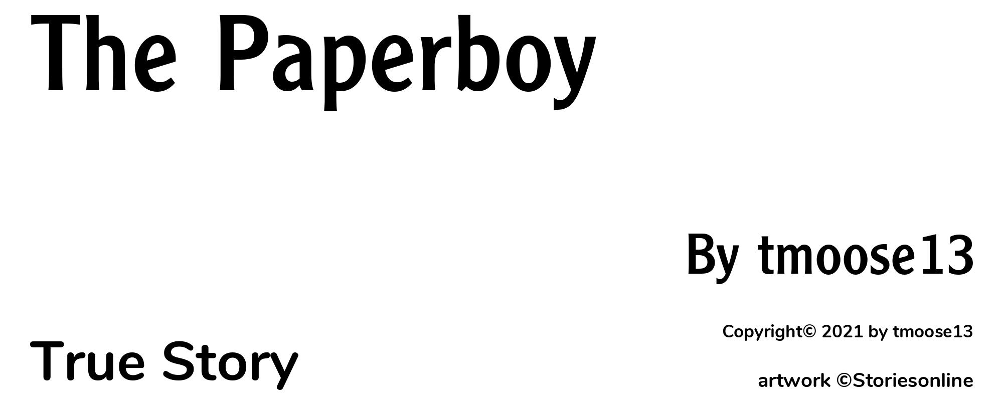 The Paperboy - Cover