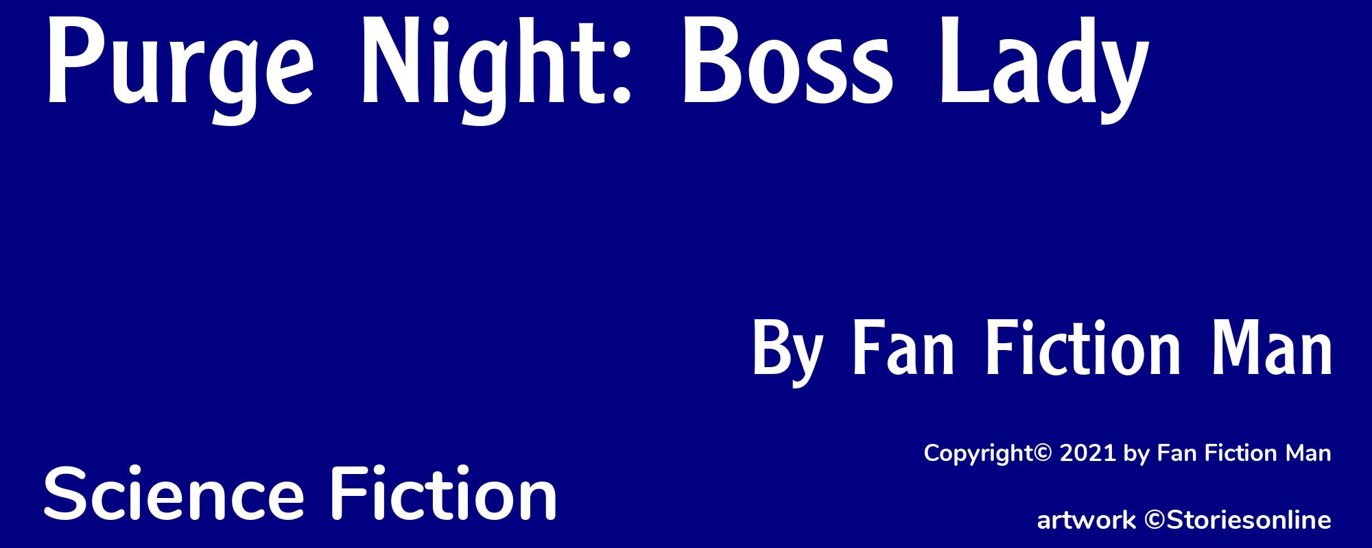 Purge Night: Boss Lady - Cover