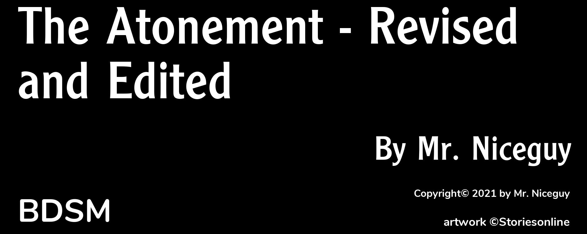 The Atonement - Revised and Edited - Cover