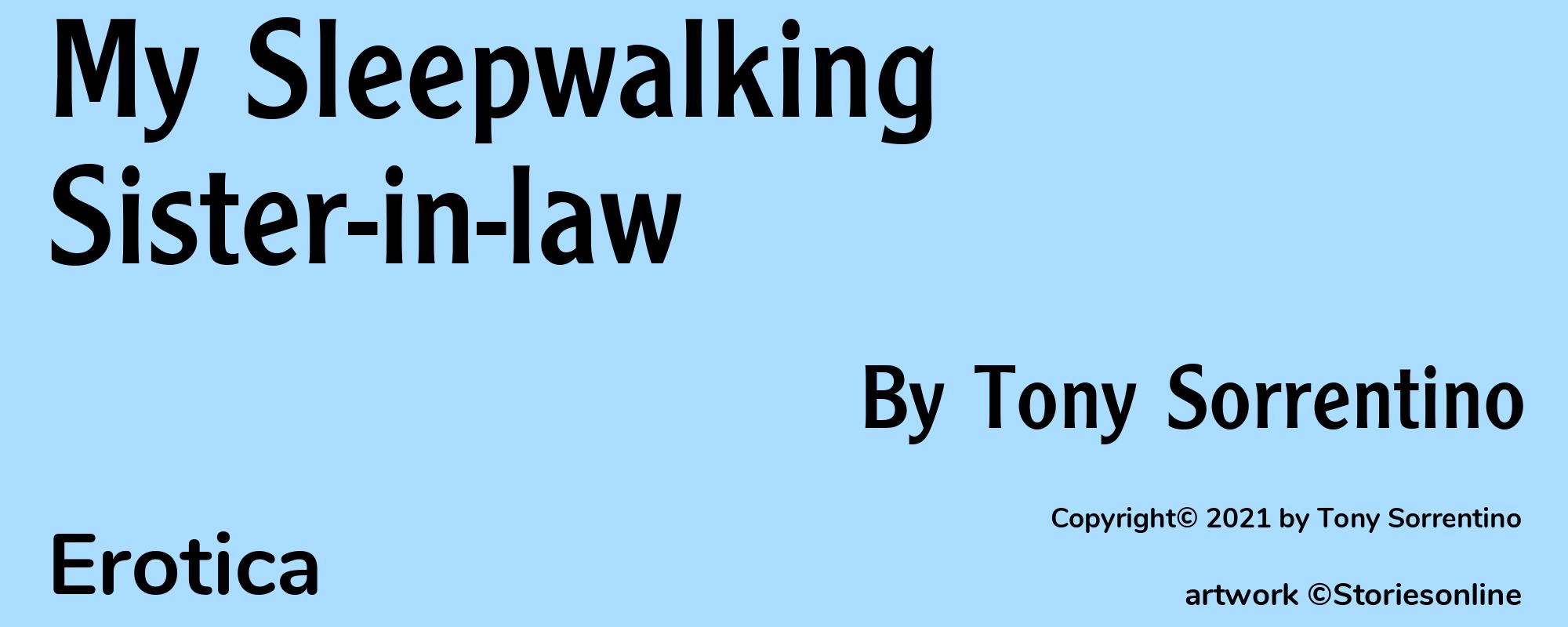 My Sleepwalking Sister-in-law - Cover