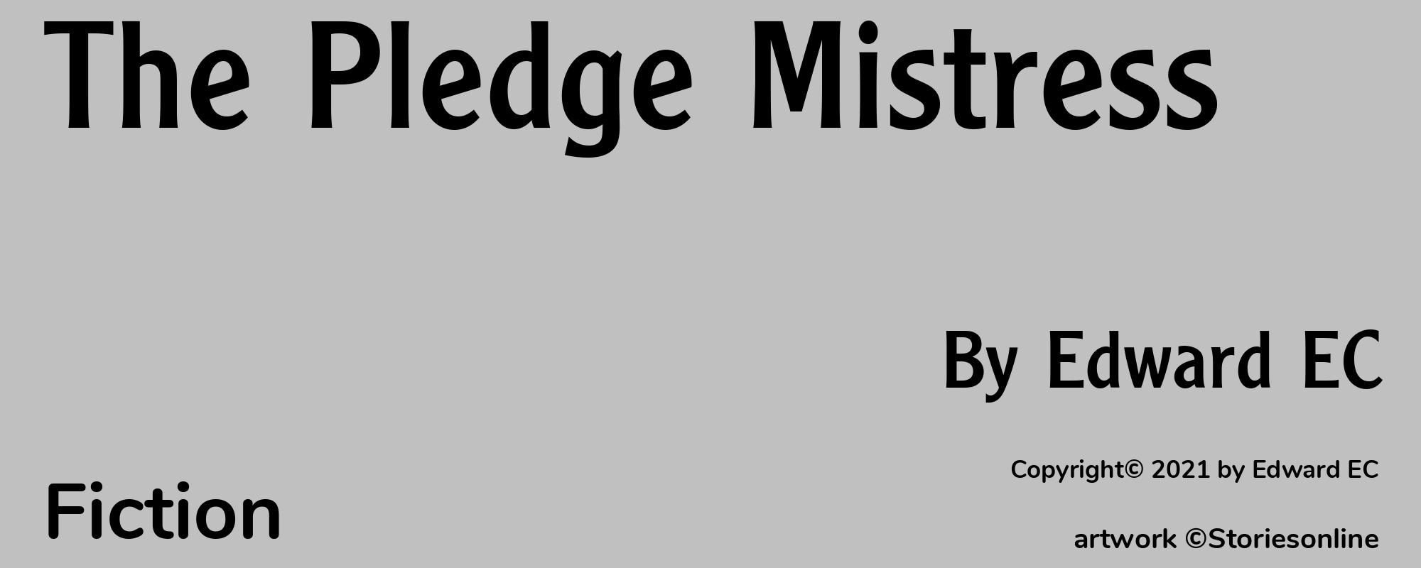 The Pledge Mistress - Cover