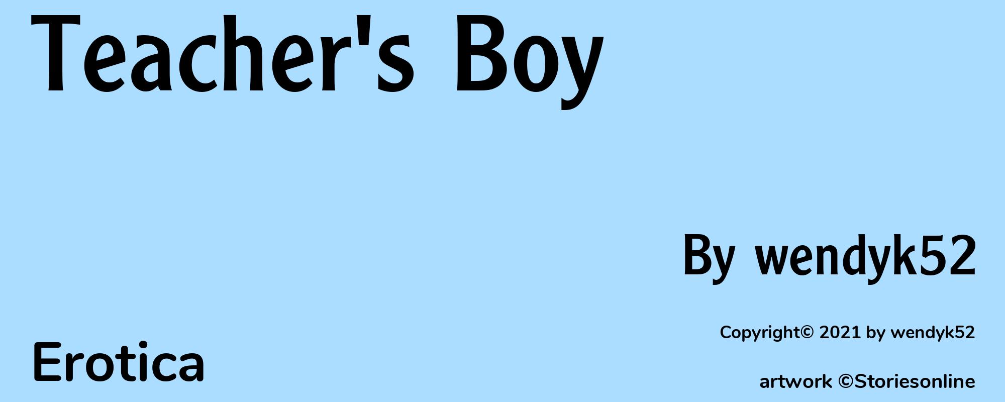 Teacher's Boy - Cover