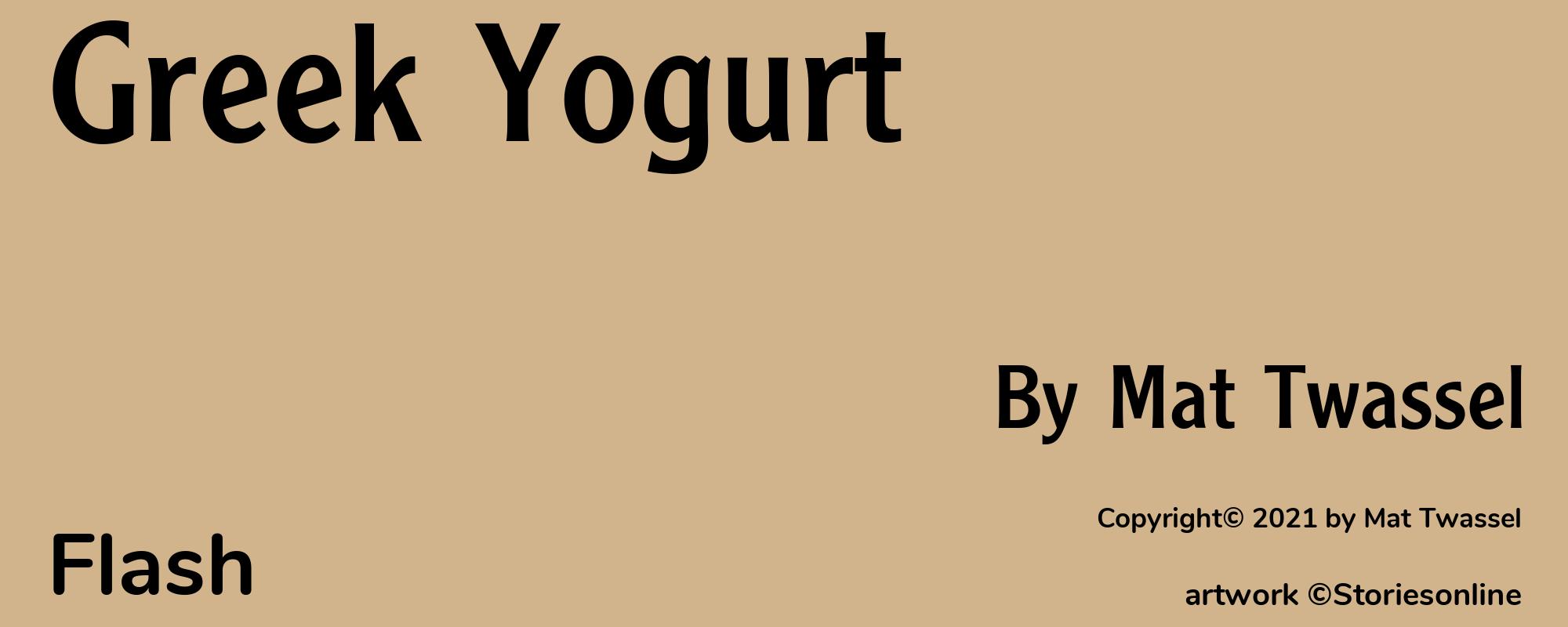 Greek Yogurt - Cover