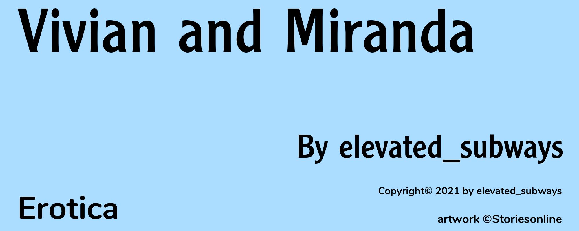 Vivian and Miranda - Cover