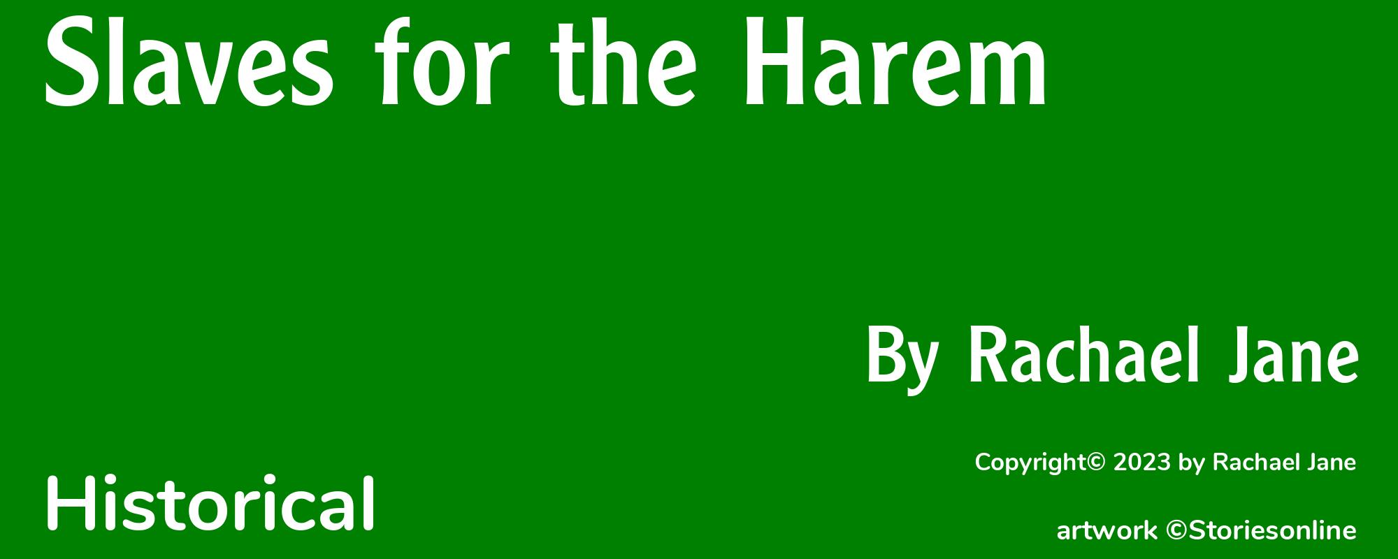 Slaves for the Harem - Cover