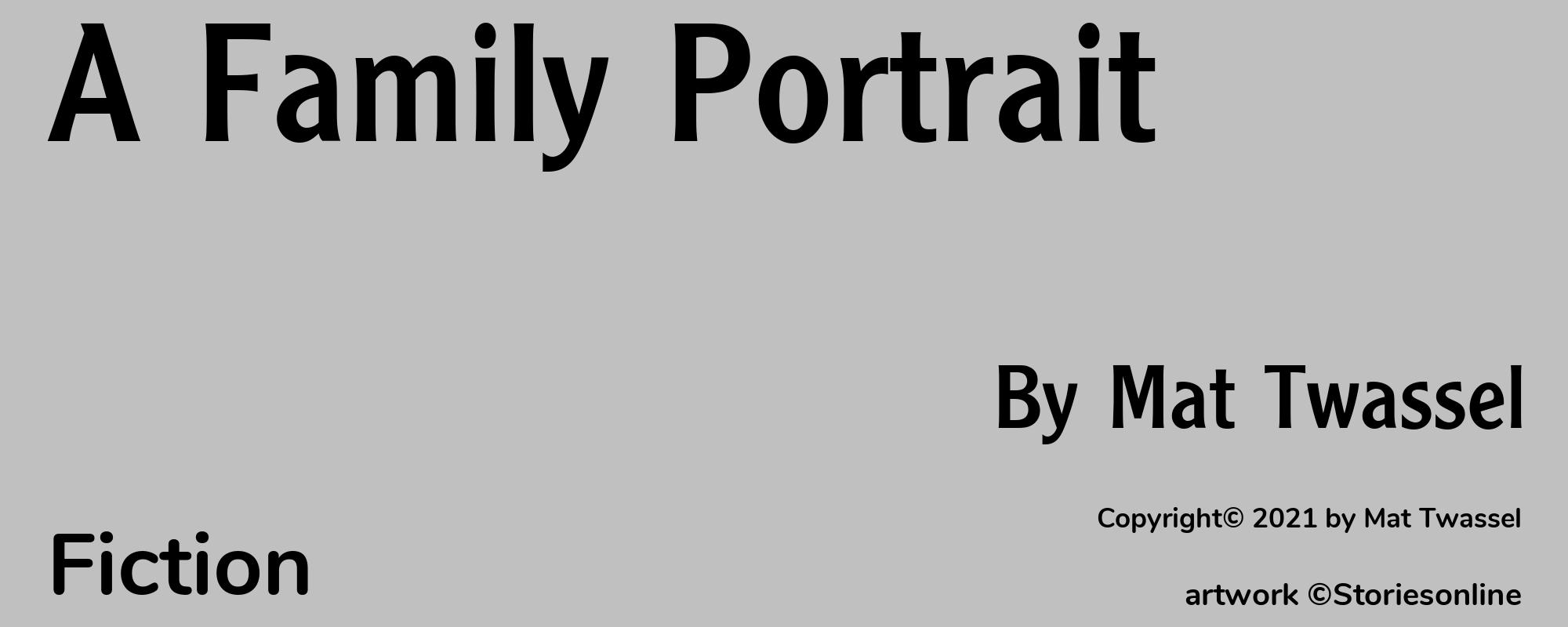 A Family Portrait - Cover