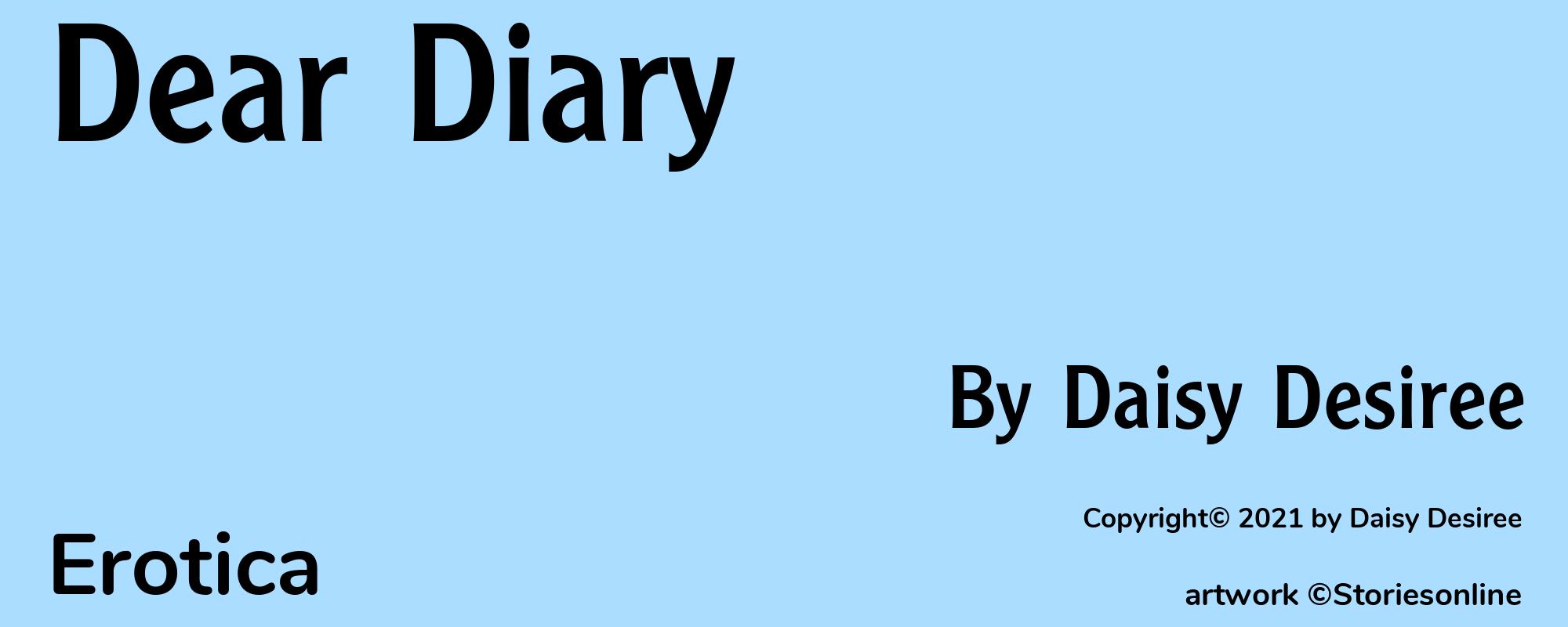Dear Diary - Cover