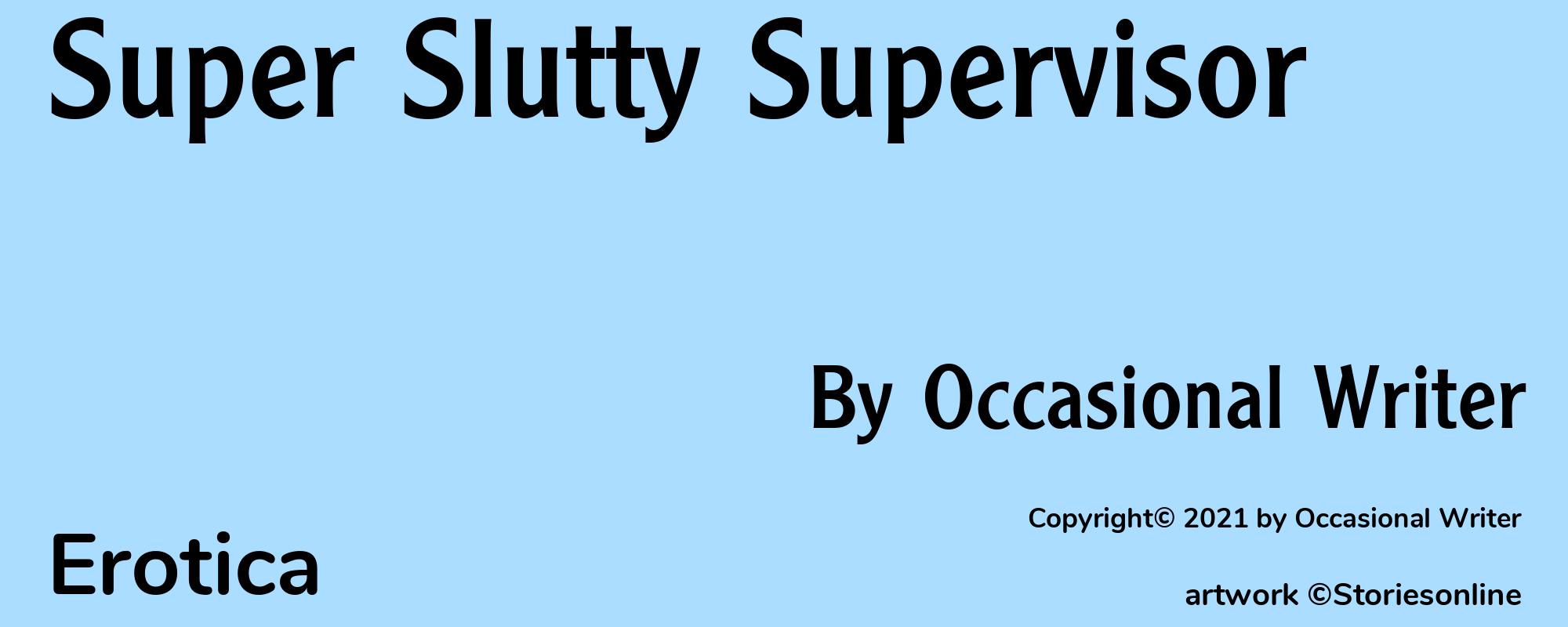 Super Slutty Supervisor - Cover