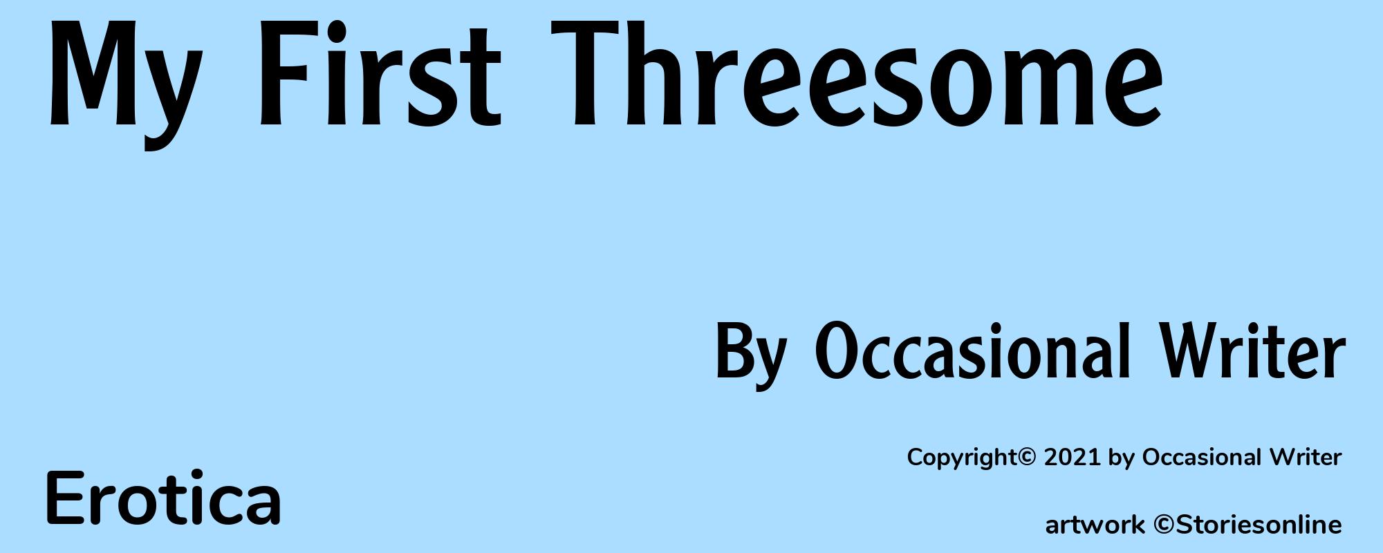 My First Threesome - Cover