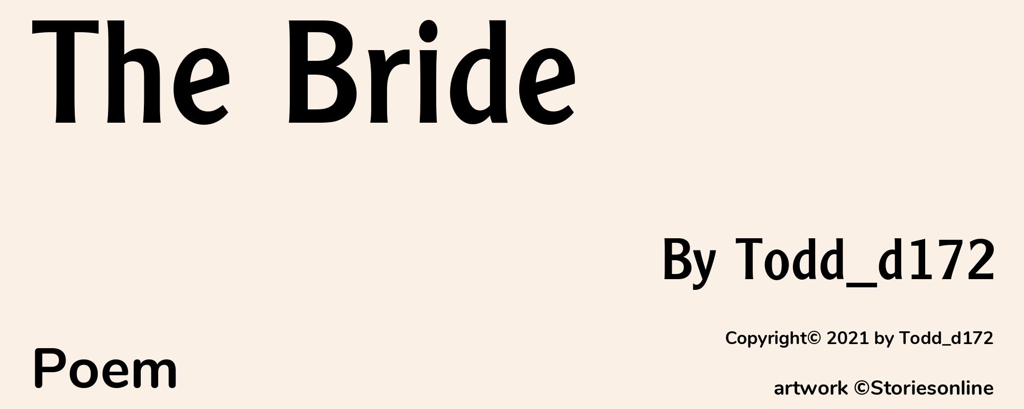 The Bride - Cover