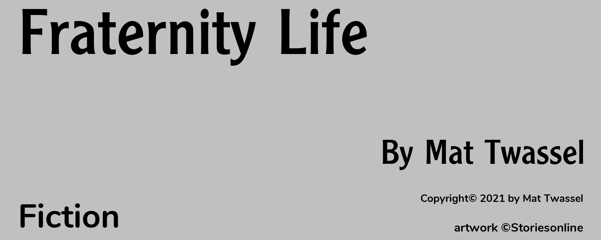 Fraternity Life - Cover