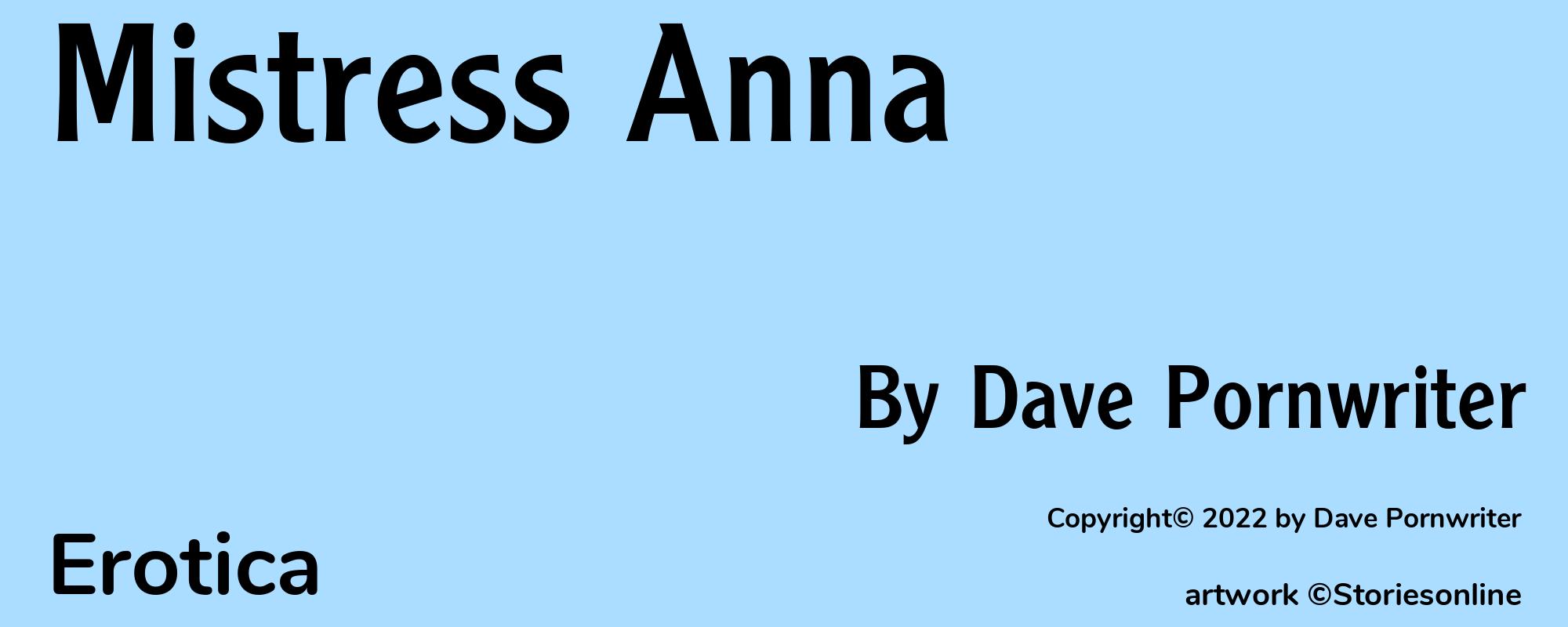 Mistress Anna - Cover