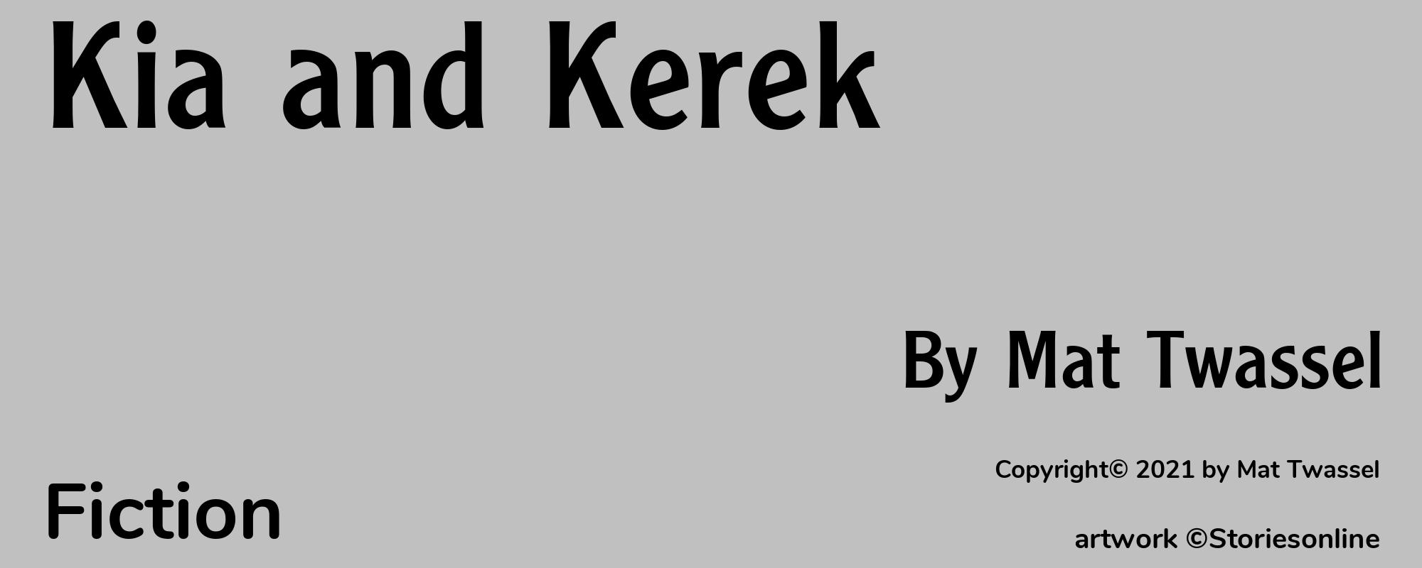 Kia and Kerek - Cover