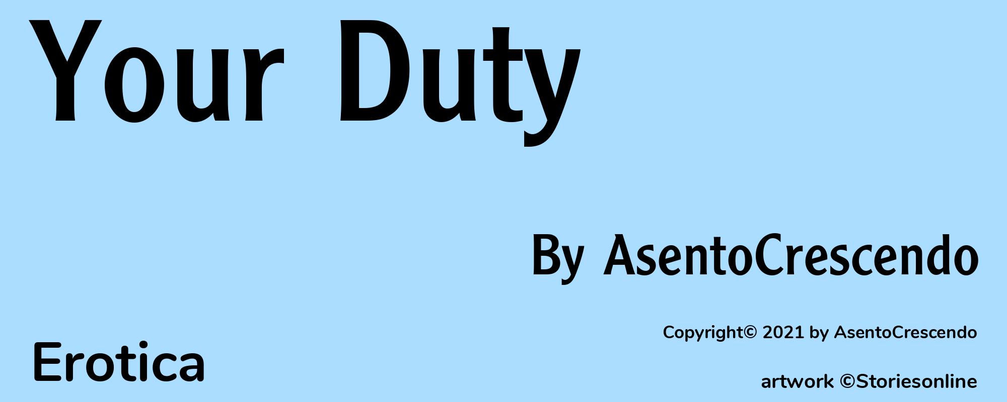 Your Duty - Cover