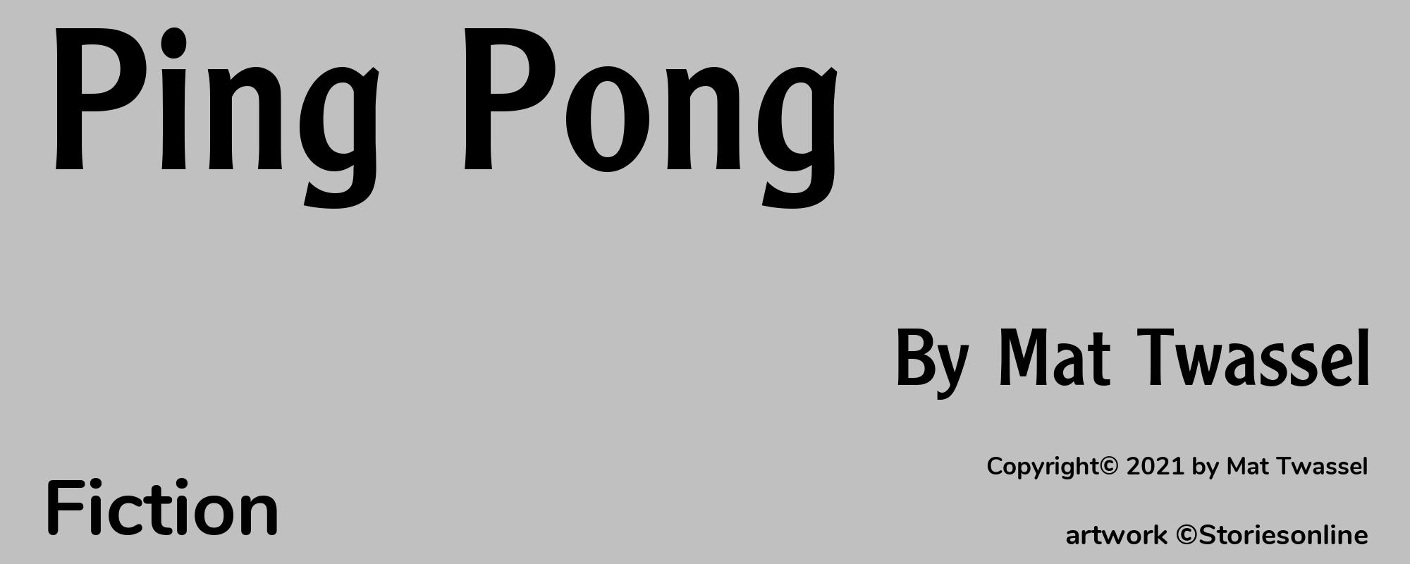 Ping Pong - Cover