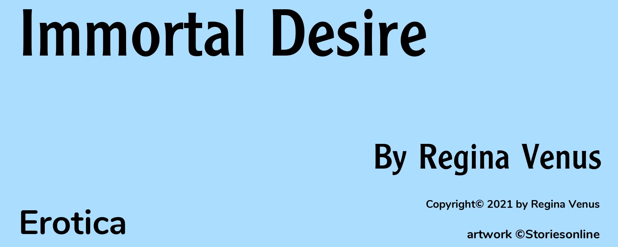 Immortal Desire - Cover