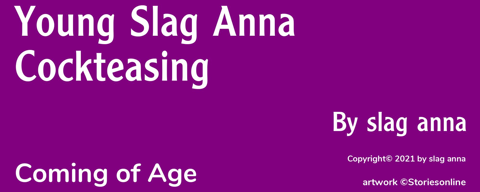 Young Slag Anna Cockteasing - Cover