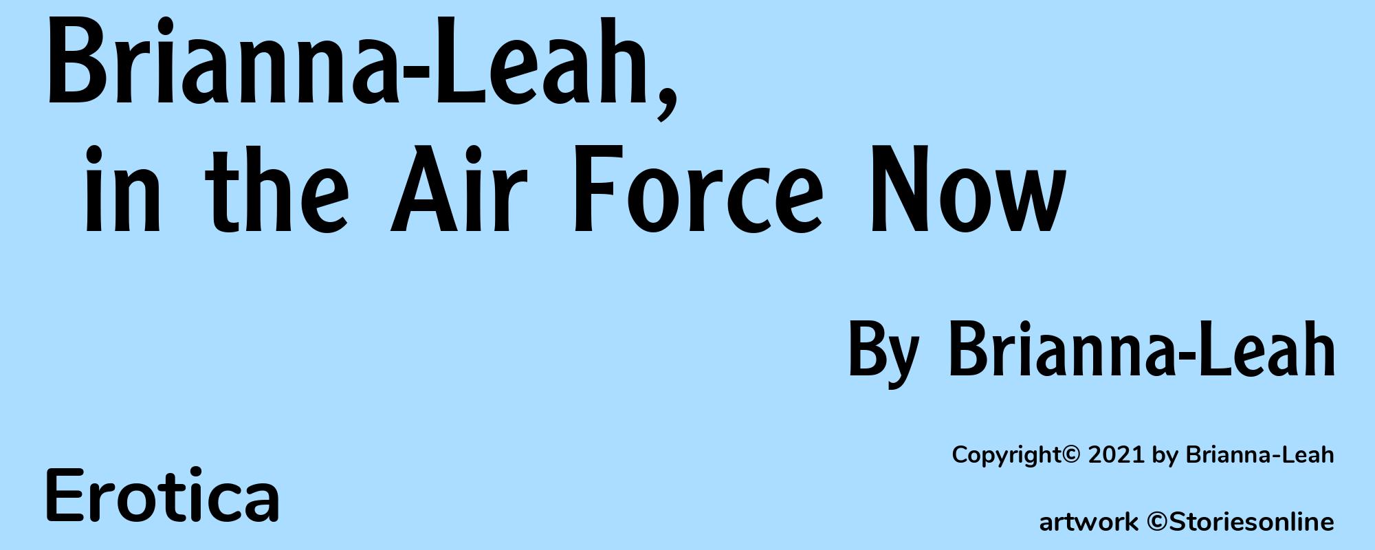 Brianna-Leah, in the Air Force Now - Cover