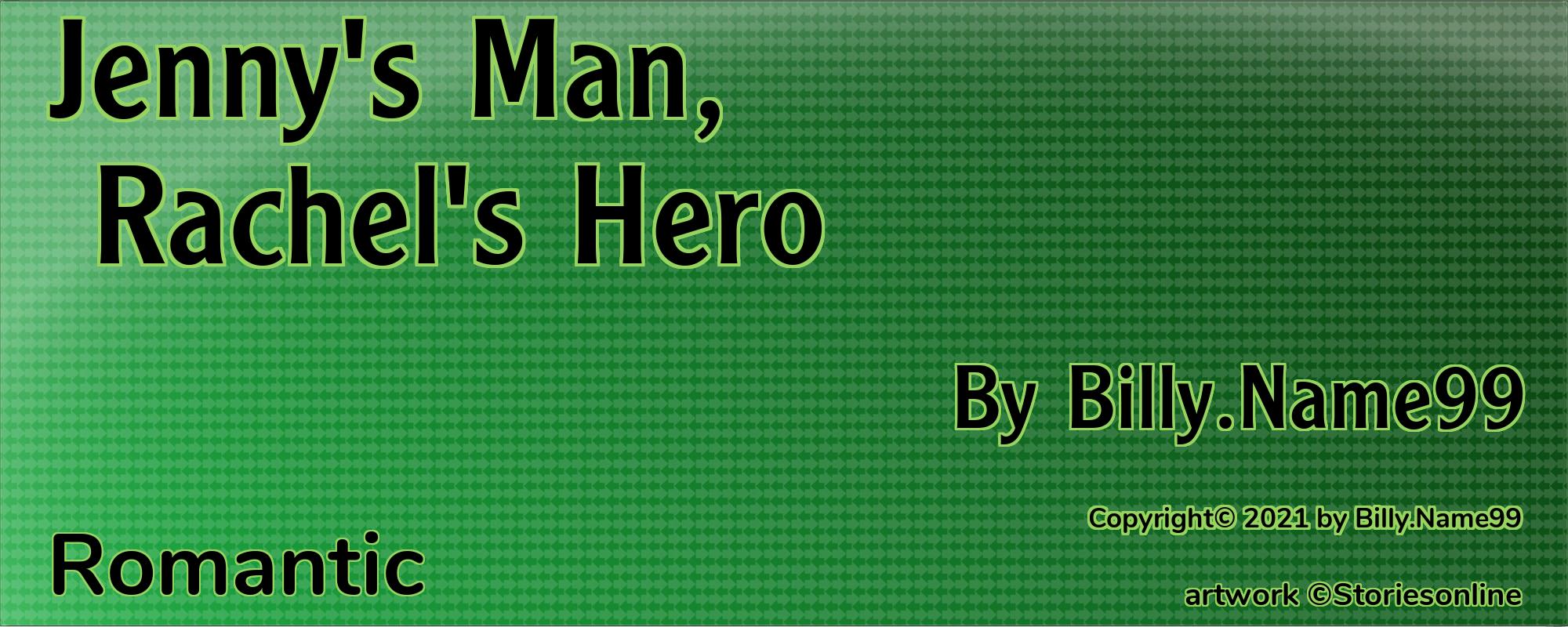 Jenny's Man, Rachel's Hero - Cover