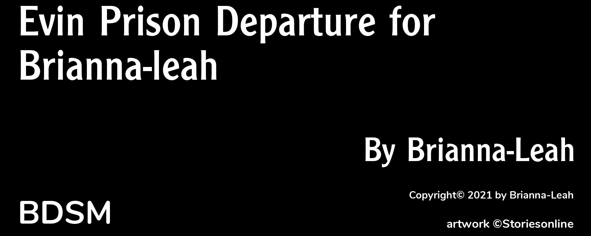 Evin Prison Departure for Brianna-leah - Cover
