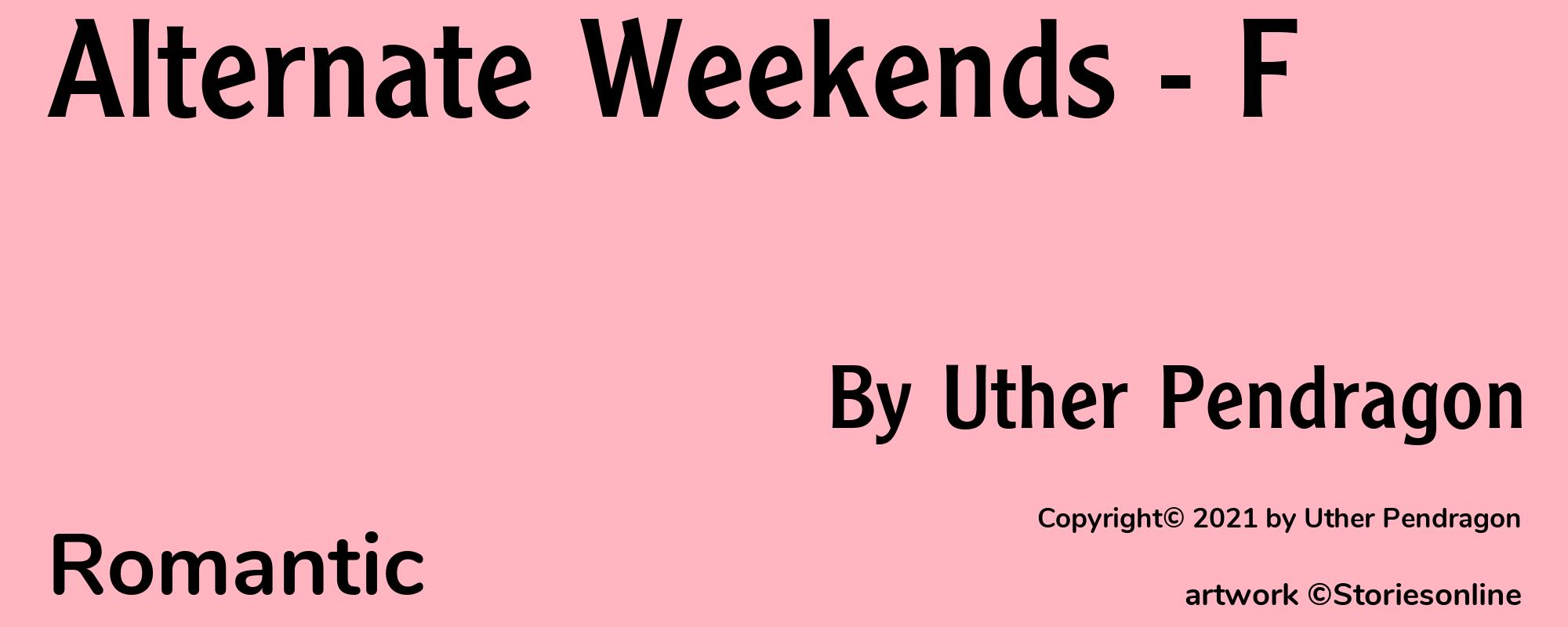 Alternate Weekends - F - Cover