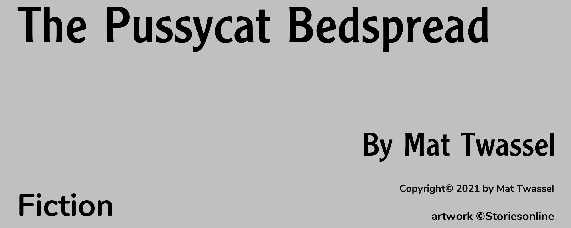 The Pussycat Bedspread - Cover