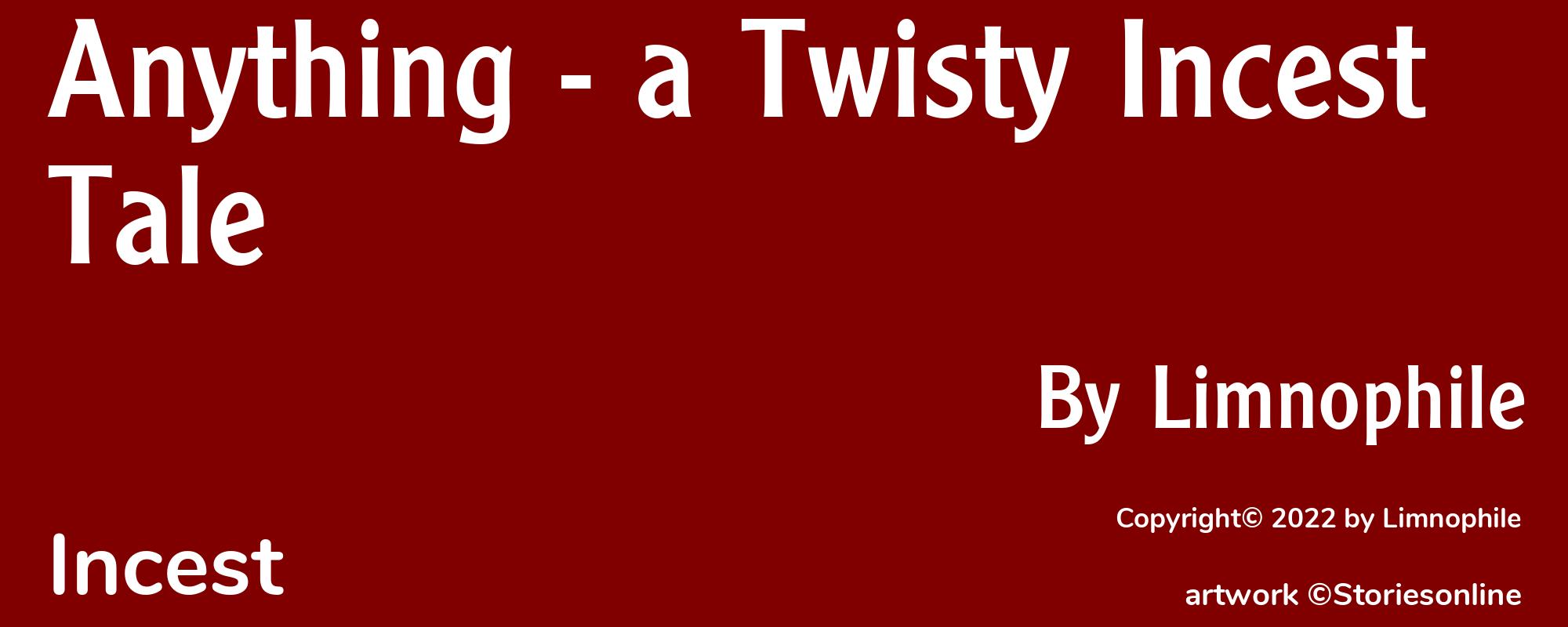 Anything - a Twisty Incest Tale - Cover