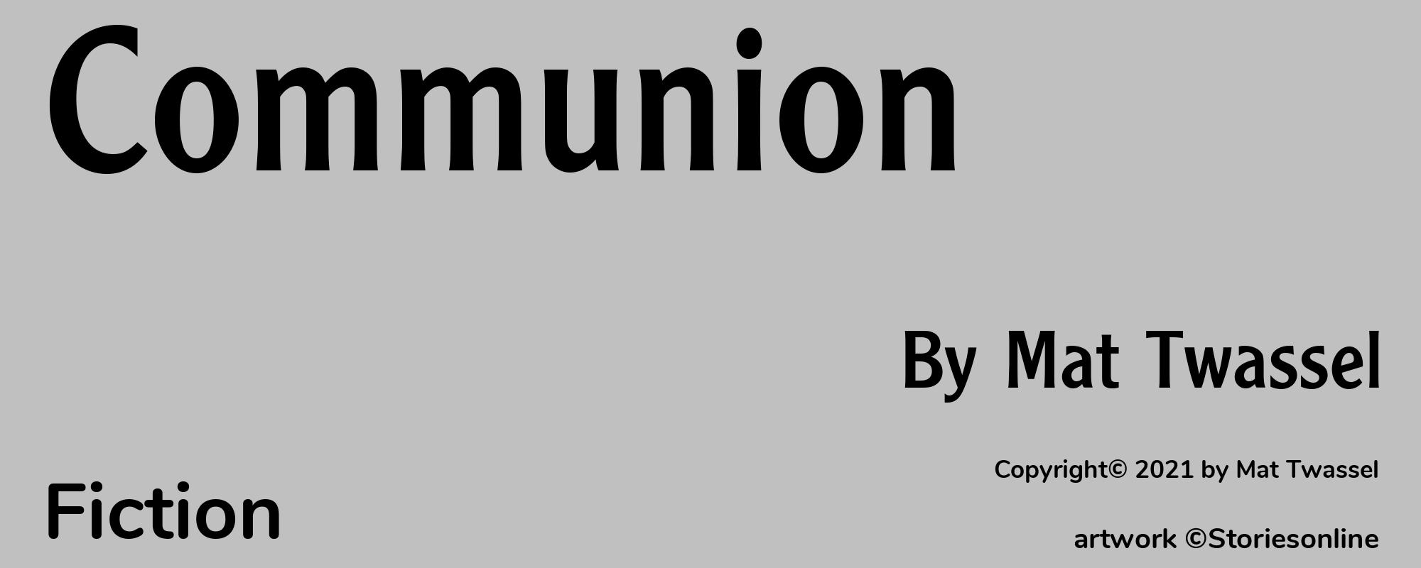 Communion - Cover