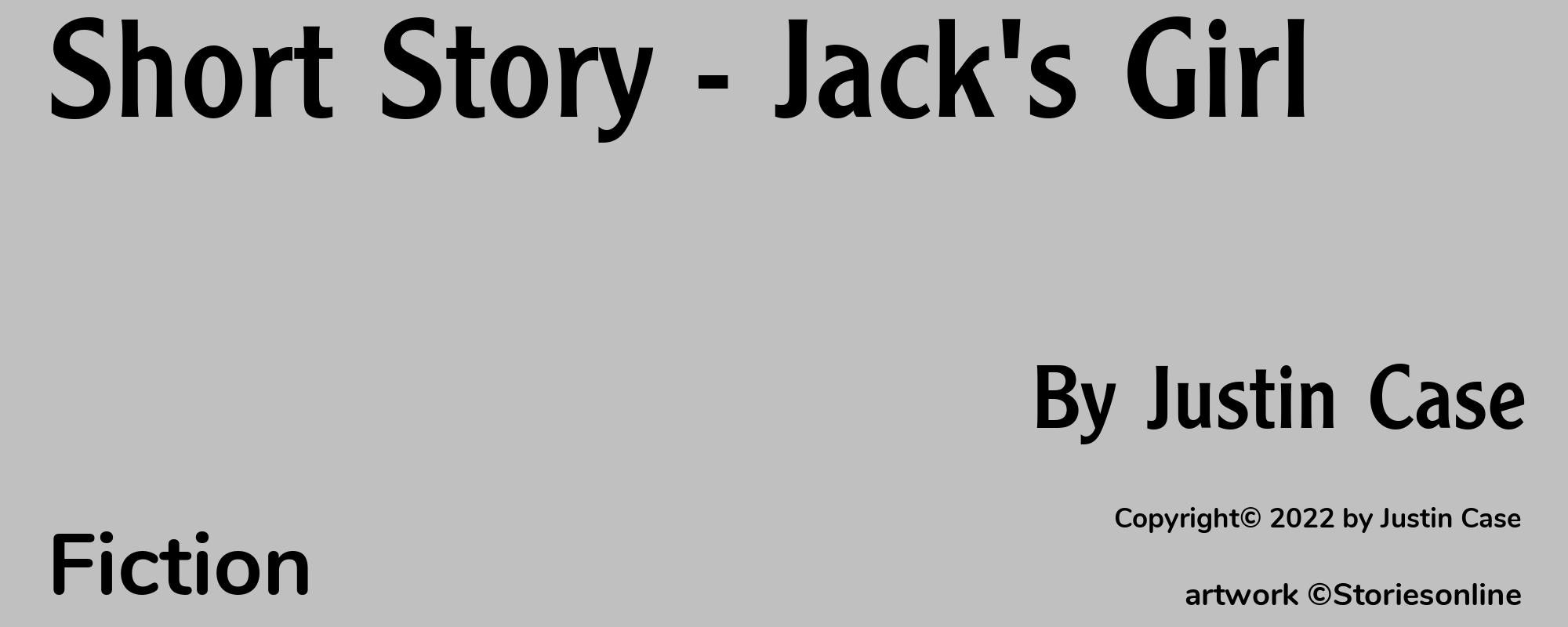 Short Story - Jack's Girl - Cover