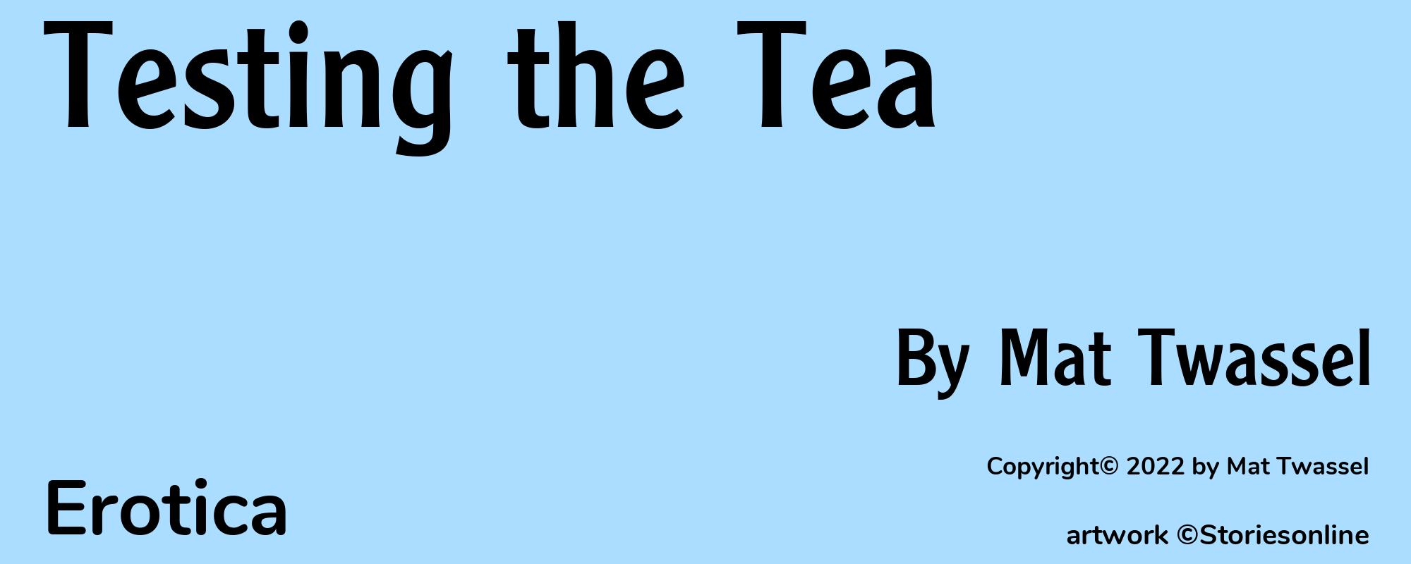 Testing the Tea - Cover