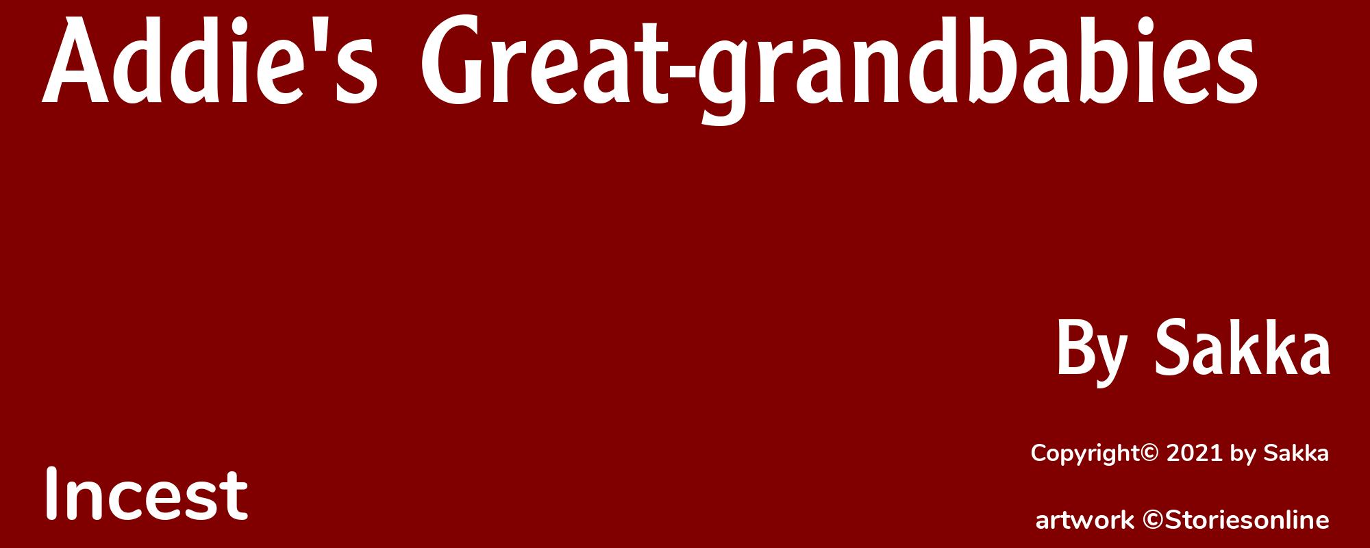 Addie's Great-grandbabies - Cover