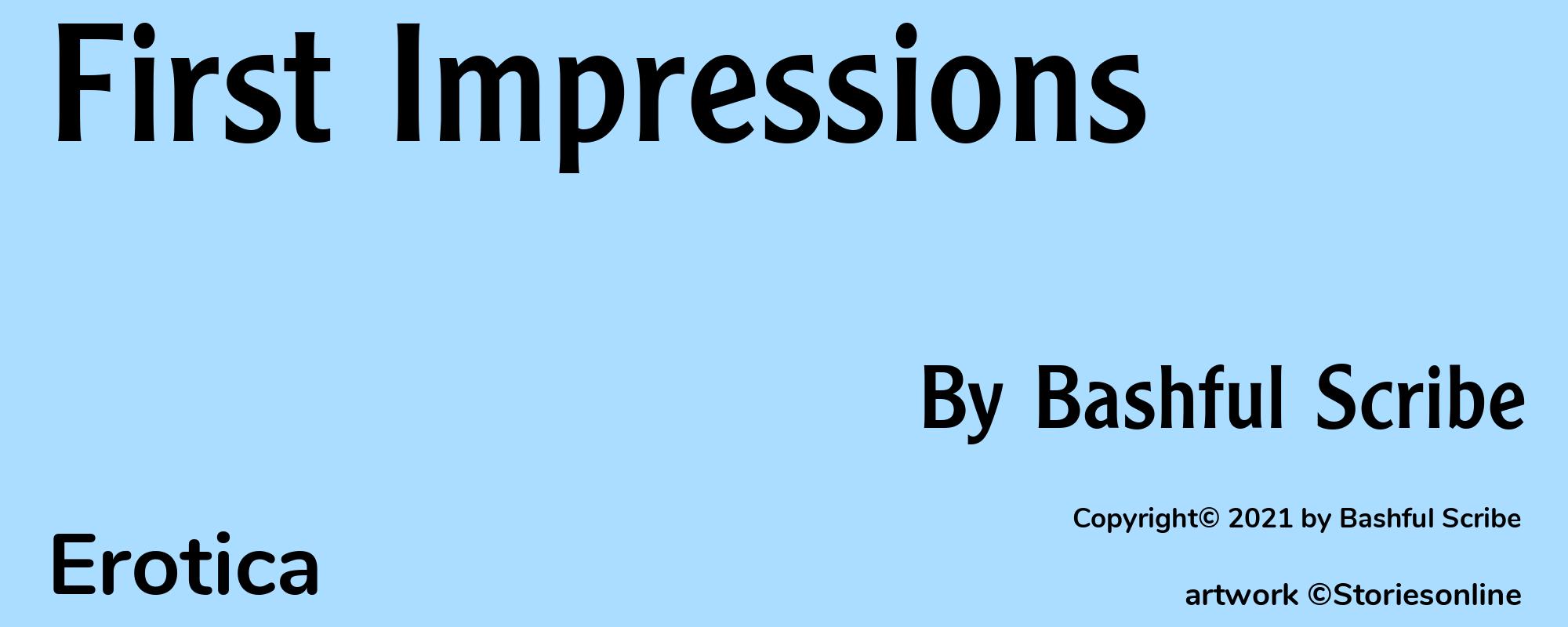 First Impressions - Cover