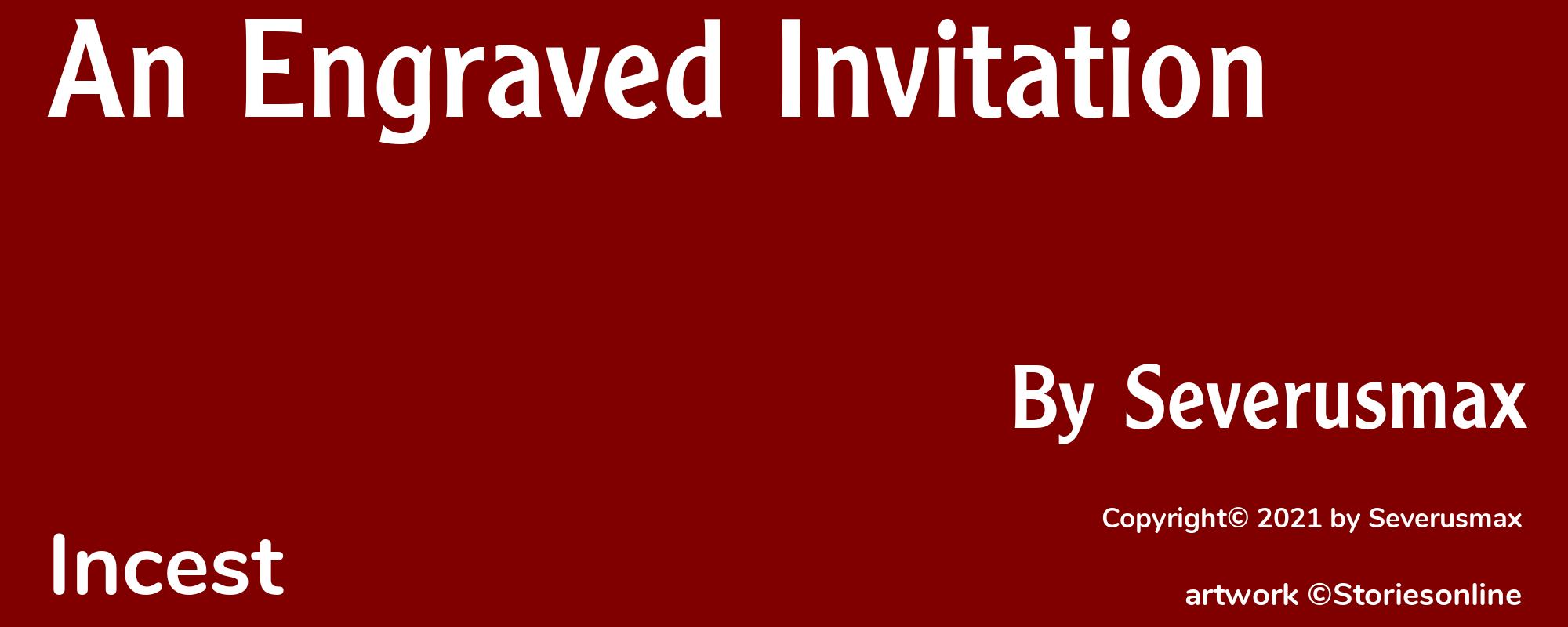An Engraved Invitation - Cover