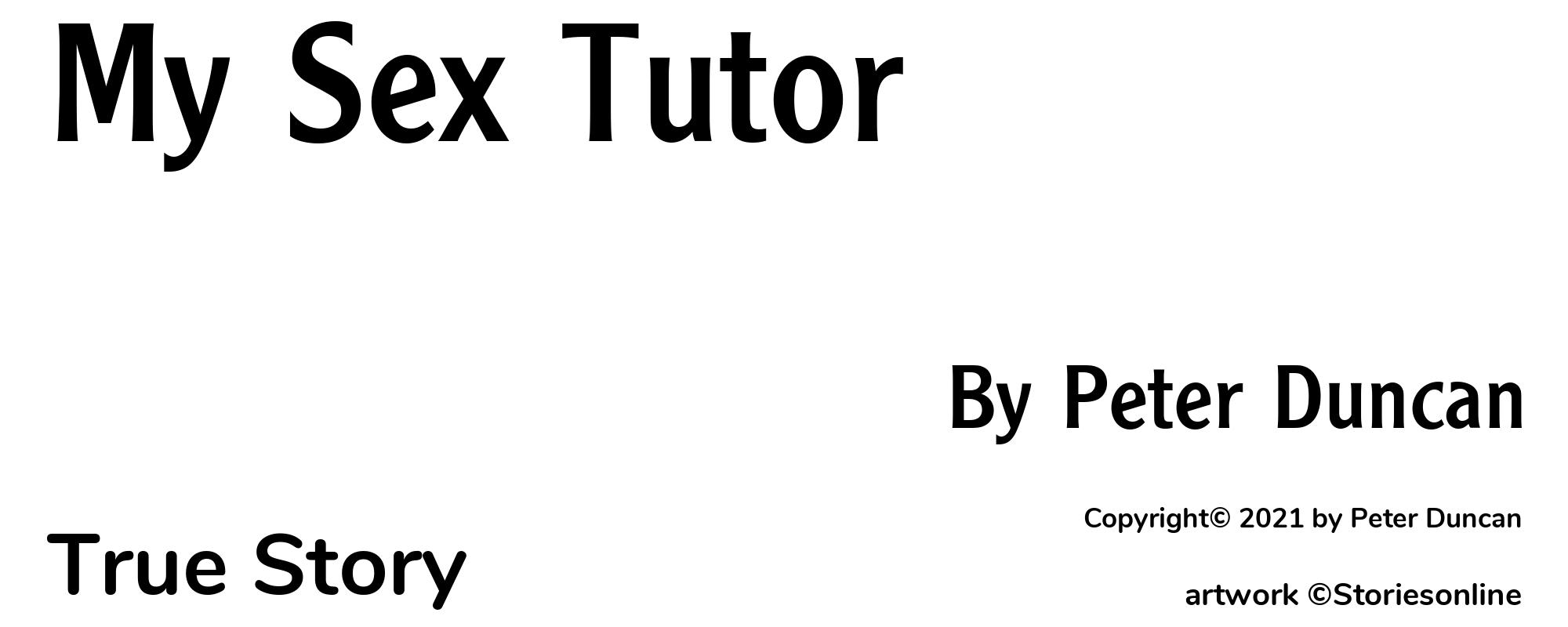 My Sex Tutor - Cover