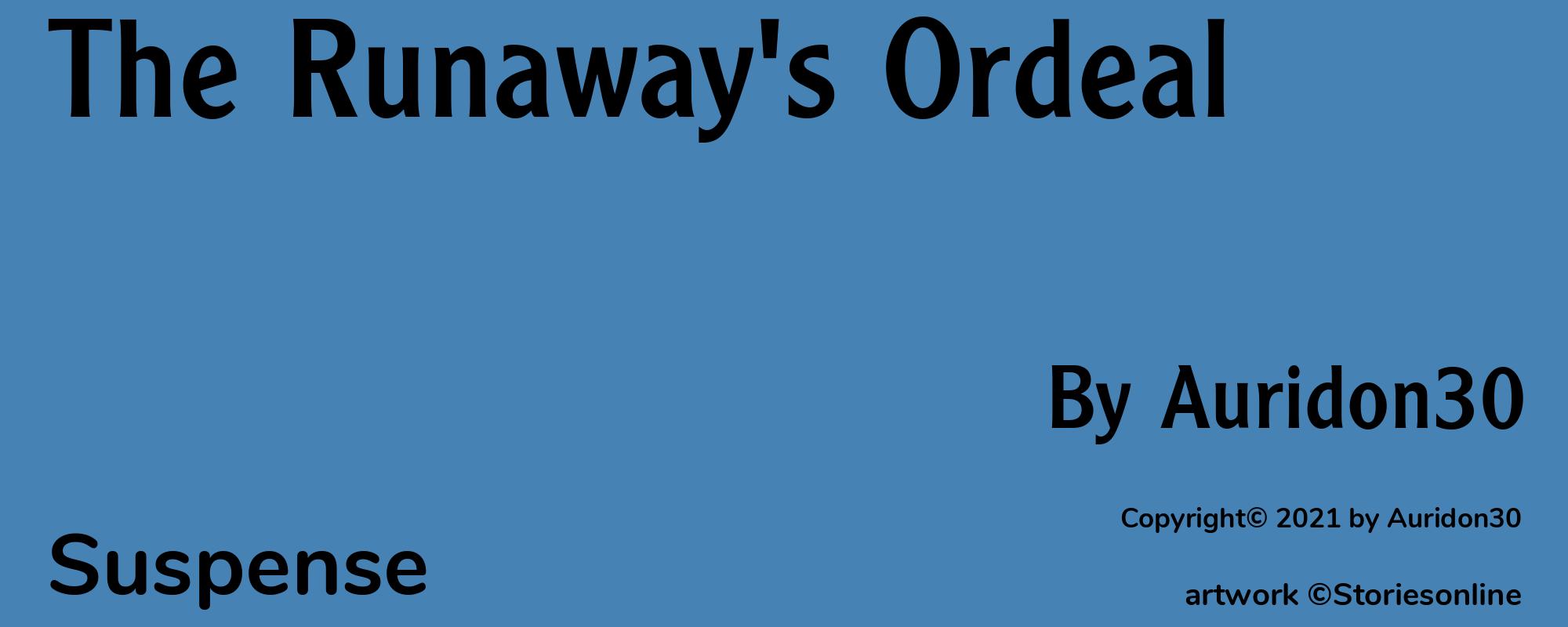The Runaway's Ordeal - Cover