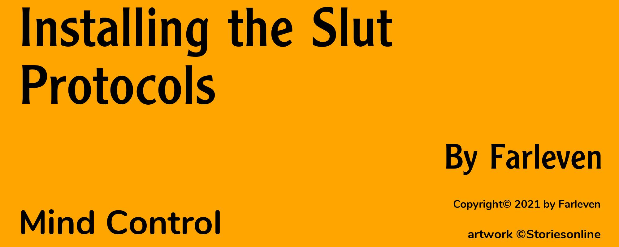Installing the Slut Protocols - Cover