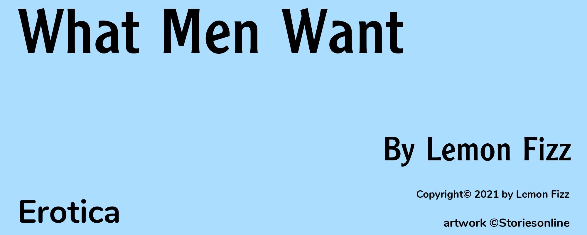 What Men Want - Cover
