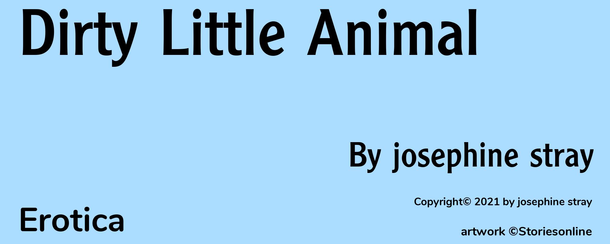 Dirty Little Animal - Cover