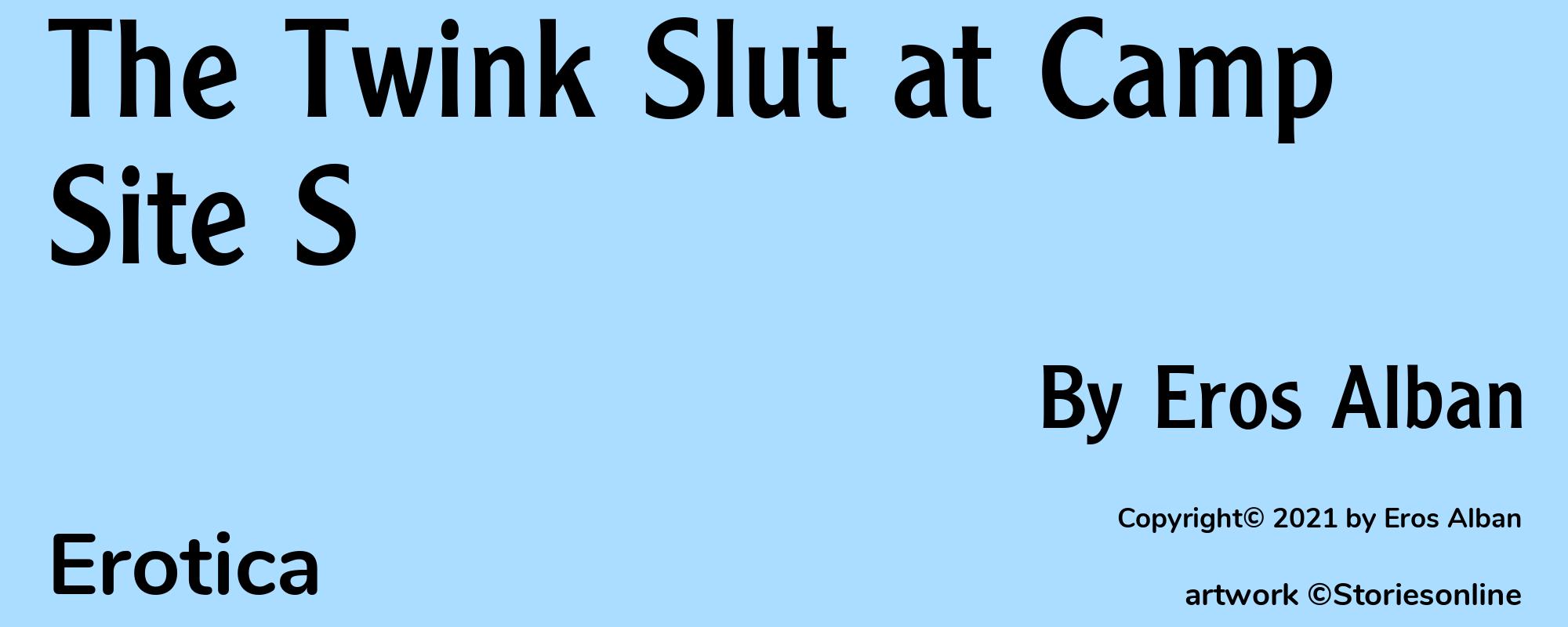 The Twink Slut at Camp Site S - Cover